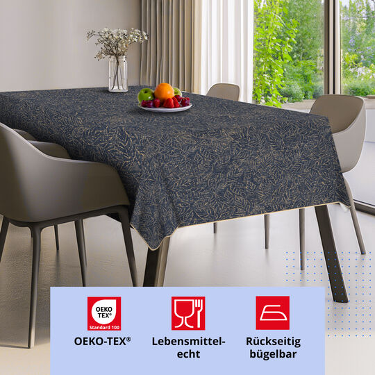 Tischdecke Monte Carlo Verduro indigo image number null